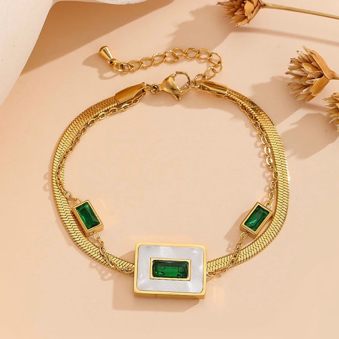 Emerald Green Bracelet