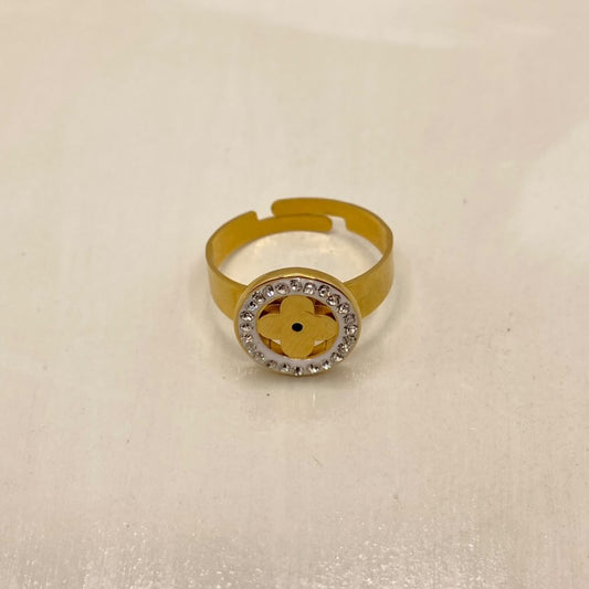 Clover Adjustable Ring