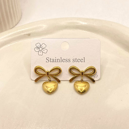 Bow Drop Earrings