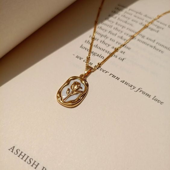Blossom Floral Gold Necklace