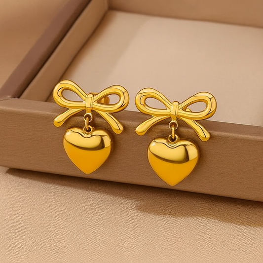 Heart Stud Earrings