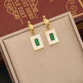 Emerald Glow Earrings