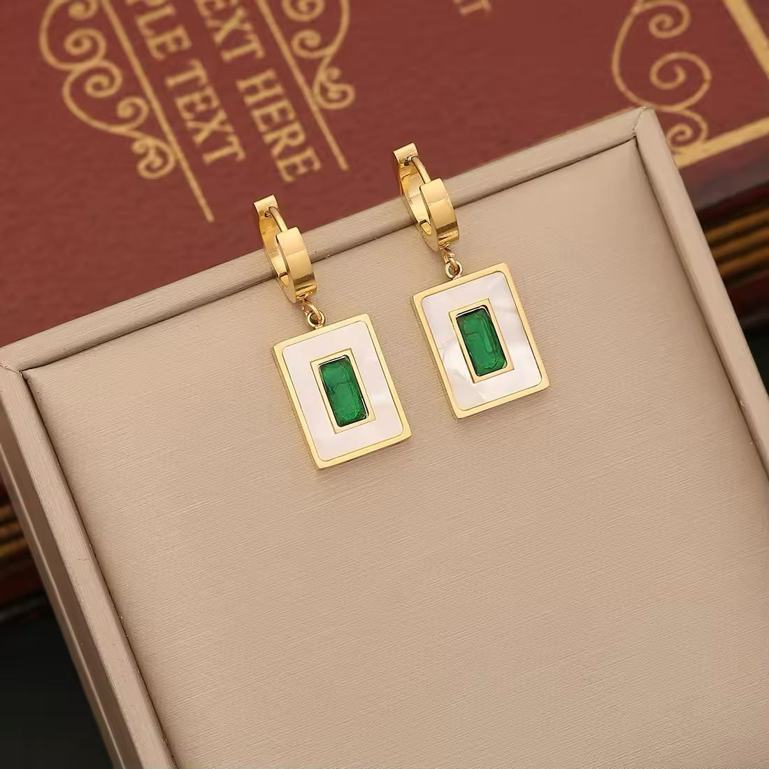 Emerald Glow Earrings